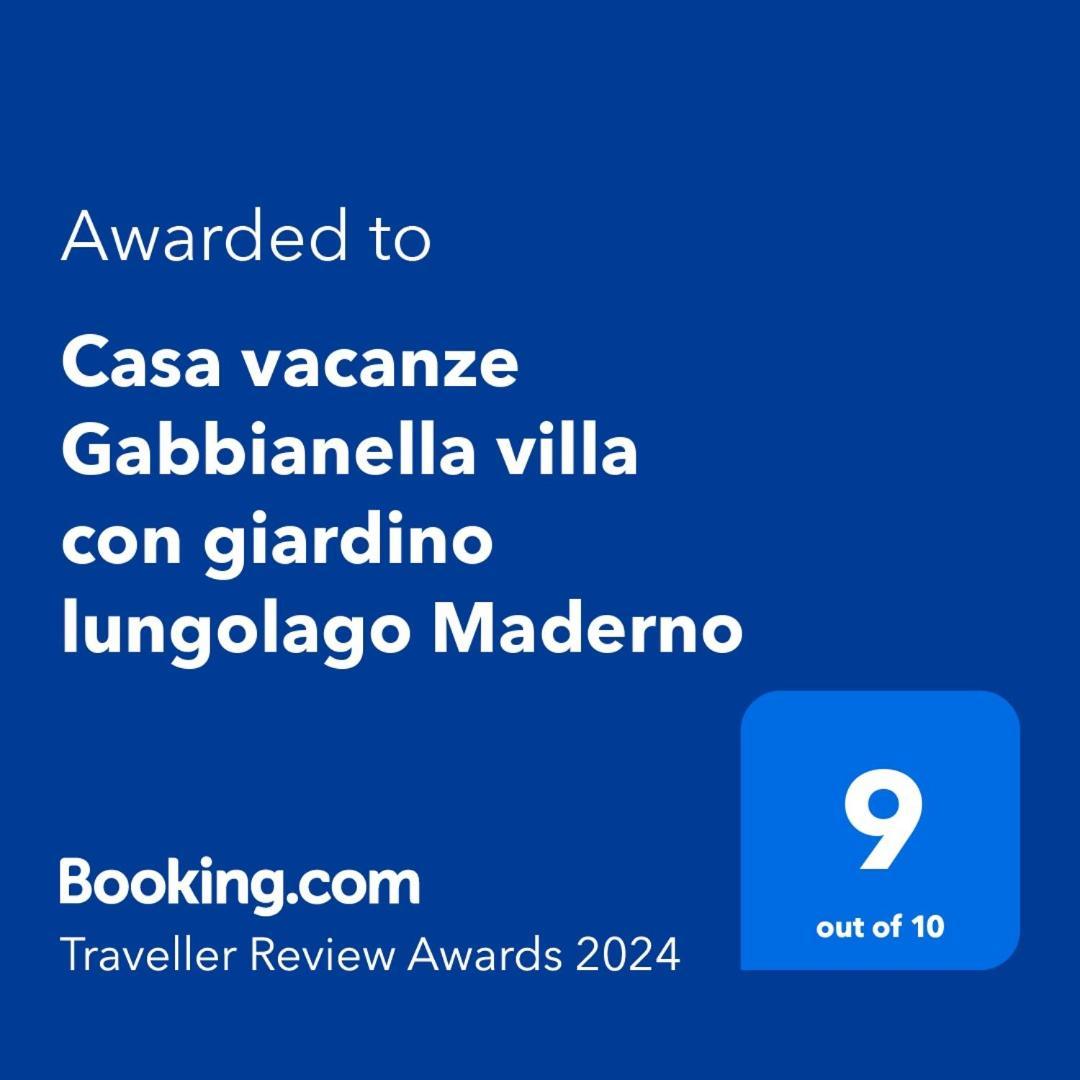 Casa Vacanze Gabbianella Villa Con Giardino Lungolago Maderno Toscolano Maderno Luaran gambar